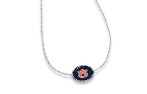 New Auburn Tigers Silver Charm Necklace, Gift for Her Mom Cover