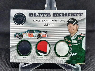 2009 Press Pass Dale Earnhardt JR EE-DEJ Elite Exhibit /99 - Image 1 of 2