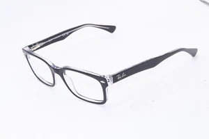 NEW RAY-BAN RB 5286 2034 BLACK CLEAR AUTHENTIC FRAMES EYEGLASSES 51-18 - Picture 1 of 4