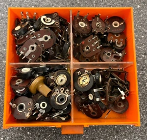 Assorted Vintage Trimmer Potentiometers Bundle - Ideal for Electronics Repair - Picture 1 of 6