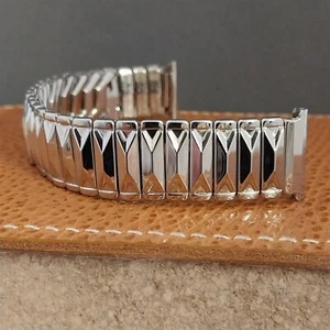 Vintage 19mm 18mm 1950s Stainless Steel Expansion Duchess Unused Watch Band - Picture 1 of 8