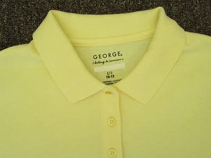 Boys shirt polo large XL XXL white red green blue black NEW George - Picture 1 of 20
