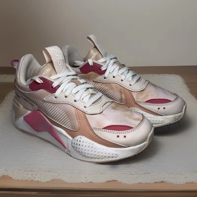 Puma RS-X Festival Women's Size 6.5 Running Shoe Pink/Brown/White 374530-01 - Image 1 of 4