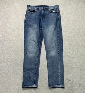 Jeans Banana Republic Para Hombre 31 X 30 Estándar Calce Ajustado Medio Lavado Azul Denim - Imagen 1 de 11