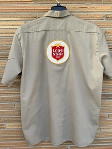 LONE STAR BEER DELIVERY GUY WORK SHIRT DICKIES XL 🍺🍺🍺🍺 - Picture 1 of 7