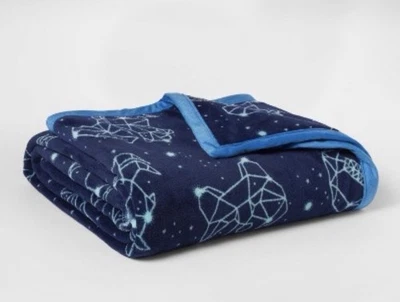 Pillowfort Constellations Plush Blanket Full/Queen 88x90 Inch NWT Target 2018 - Image 1 of 4