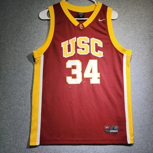 Nike USC Trojans #34 Basketball Trikot Herren Large Rot Gold Vintage Made in... - Bild 1 von 12