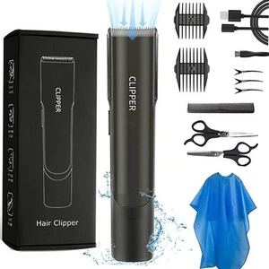 Professional Vacuum Hair Clippers for Mens, Cordless Clipper Beard... - Picture 1 of 6