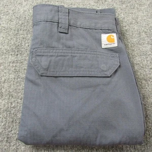 Carhartt Shorts Herren 44x10 grau Tacoma Relaxed Fit Ripstop Cargo Work Utility - Bild 1 von 12