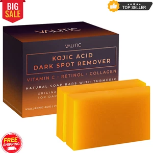 Valitic Dunkle Flecken Entferner Seife Kojisäure C Retinol Kurkuma - 2er Pack - Bild 1 von 17