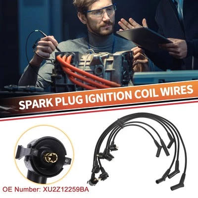 6 Pcs Spark Plug Wire Ignition Coil Cable No.XU2Z12259BA for Ford Windstar 99-00 - Image 1 of 4