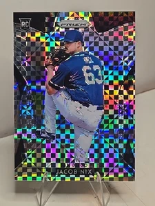 2019 Panini Prizm Power Plaid #178 RC  Jacob Nix  58/75 San Diego Padres  - Picture 1 of 2