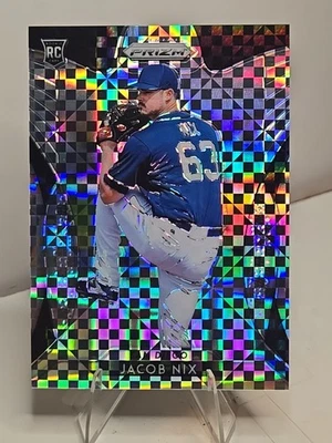 2019 Panini Prizm Power Plaid #178 RC  Jacob Nix  58/75 San Diego Padres  - Image 1 of 2