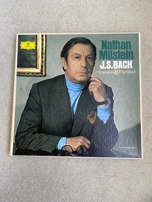 Nathan Milstein~JS Bach Sonatas & Partitas~3LP BOX SET~NM~BOOKLET~ITALY~Deutsche - Image 1 of 4