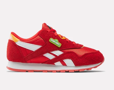 Zapatilla deportiva Reebok x Sesame Street Club C Nylon Elmo para niños talla 13,5, 1, 2 roja nueva Foto 1 de 4