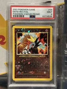 ENTEI 34 BLACK STAR PROMO WOTC POKEMON 3 MOVIE HOLO PSA 9 ENG - Foto 1 di 3