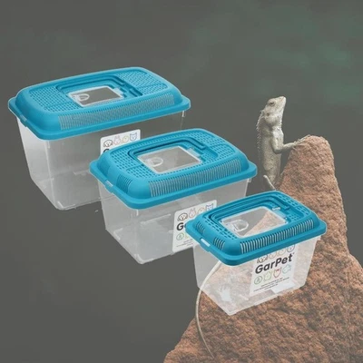 GARPET Faunarium Transport Quarantäne Box Faunabox Tierbeobachtung Triops Urzeitkrebse