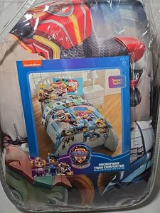 Twin PAW Patrol The Mighty Movie Kids' Microfiber Comforter Nwt - Picture 1 of 3