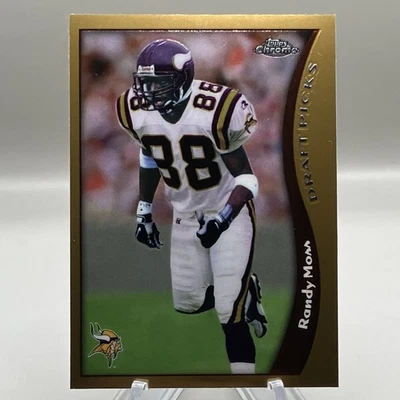 1998 Randy Moss Topps Chrome #35 Rookie Card RC - Image 1 of 3