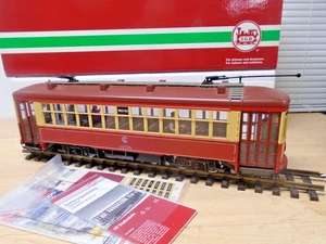 LGB German G GA 24380 Chicago Streetcar Trolley Wrigley Field Light/Run/Sound OB - Bild 1 von 17