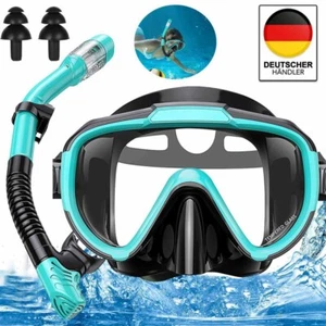 Schnorchelset Kinder Schnorcheln Taucherbrille mit 180° Panorama Tauchen Set DHL - Bild 1 von 17