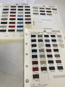 1985 FORD CORPORATION AUTO DITZLER Exterior/INTERIOR  Paint Color Chip - Picture 1 of 1