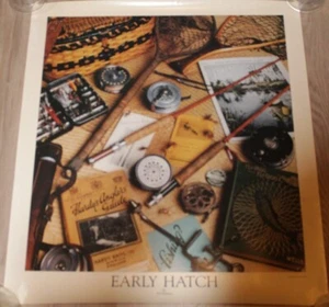 PAT MARINO "EARLY ESCOTCH" PESCADOR/PESCA IMPRESIÓN 27" X 24 1/4" (LEER) - Imagen 1 de 1