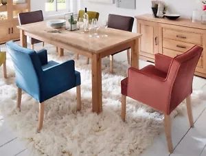Quadrato Aida Esstisch wildeiche massiv ausziehbar Holztisch zum Ausziehen - Bild 1 von 2