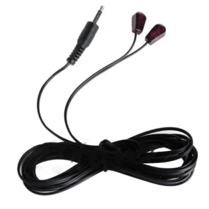 3m 3.5mm Dual IR Infrared Emitter Extension Cable + Plug Remote Control Extender - Picture 1 of 9