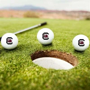 South Carolina Gamecocks Golf Balls - Set of 3 - Picture 1 of 1