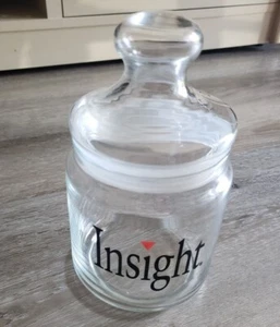 Clear glass mason jar with lid and handle for storage, pantry/food organizer  - Picture 1 of 4