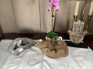 Vintage Margaret Hudson Bear Clay Art Sculpture Figure Figurine Statue VG+SIGNED - Picture 1 of 11