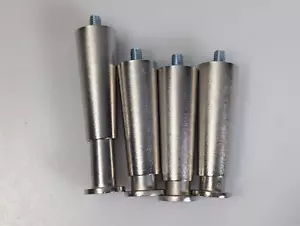 3/8 Appliance Leg – Flanged – Satin Nickel 3/8 -16 , Flange (SET 4) - Picture 1 of 8
