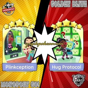 Golden Blitz Event - PROTOCOLLO ABBRACCIO E PLINKCEPTION - Adesivi Mono_poly_Go - Foto 1 di 4