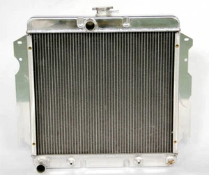 NEW 22" WIDE CORE 3 ROW ALUMINUM RADIATOR 63 64 65 66 67 68 69 DODGE MOPAR CARS - Picture 1 of 8