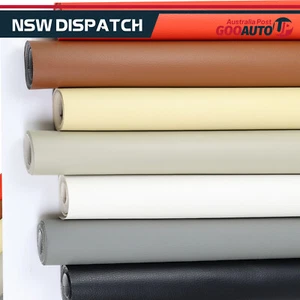 Synthetic Leather Waterproof Fabric Auto Upholstery Materials Fade Mildew Resist - Picture 1 of 24