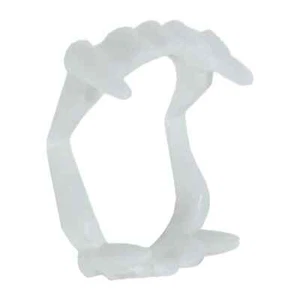 6er Set Vampirzähne Kinder Gebiss, Dracula Gebiss, vampirzähne zum aufstecken - Bild 1 von 3