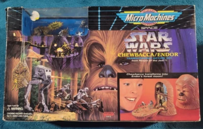 De Colección Star Wars Micro Máquinas Chewbacca/Endor Set 1995 Galoob Nuevo Sellado Foto 1 de 4