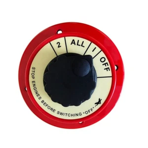 4 Position Rotary Camper Boat Disconnect Power Selector Battery Switch Isolator - Picture 1 of 6
