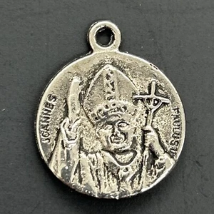 Vintage Pope John Paul II Joannes Paulus Medal  3/4” Tall Vatican On Reverse K10 - Picture 1 of 2