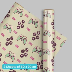XBOX Wrapping Paper 2 Sheet 2 Tag - Bild 1 von 2