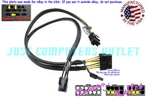 🔥 18" Rosewill PHOTON Series 12-Pin ATX to Dual (6+2) Pin PCI-E Power Cable - Picture 1 of 8