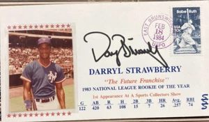 Darryl Strawberry Autographed Envelope February 1984 - Picture 1 of 1
