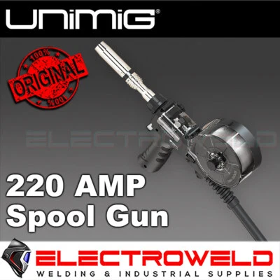 UNIMIG 220A Spool Gun Welding Torch Mig Wire Binzel Type Aluminium 240A PLSP240A - Bild 1 von 4