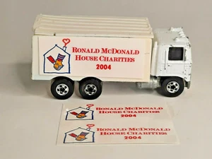 Ronald Mcdonald House - 2 Decals -Fits Hot Wheels Hiway Hauler Trailer- Clone - Picture 1 of 3