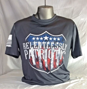 MEN'S NINE LINE T SHIRT "RELENTLESSLY PATRIOTIC" SIZE SMALL - NWOT - Picture 1 of 3