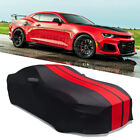 Indoor Car Cover Satin Stretch Dust Scratch Proof Red For Chevrolet Camaro ZL1