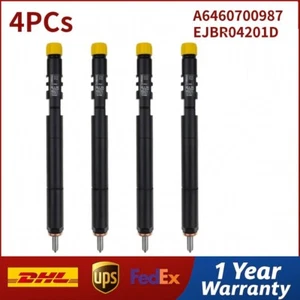 4X Diesel Fuel Injector A6460700987 EJBR04201D for Mercedes-Benz Class E/Grade C - Picture 1 of 7