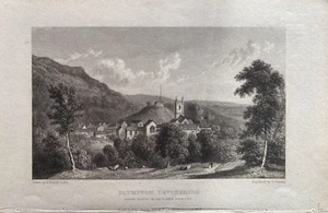 Impresión antigua de 1829; Plympton, Devon - William Westall - Imagen 1 de 2