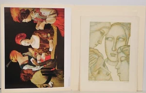 Tony Torrilhon/Kupferstich/nach La Tour/Handsigniert/1973 /e.a. Exemplar/6 - Picture 1 of 4